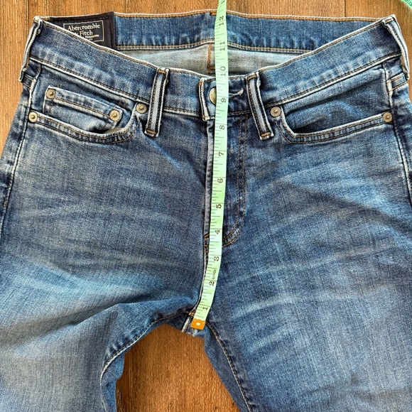 Abercrombie & Fitch Men’s 28x30 Straight Leg Jeans Kennan Straight Blue - Picture 11 of 11